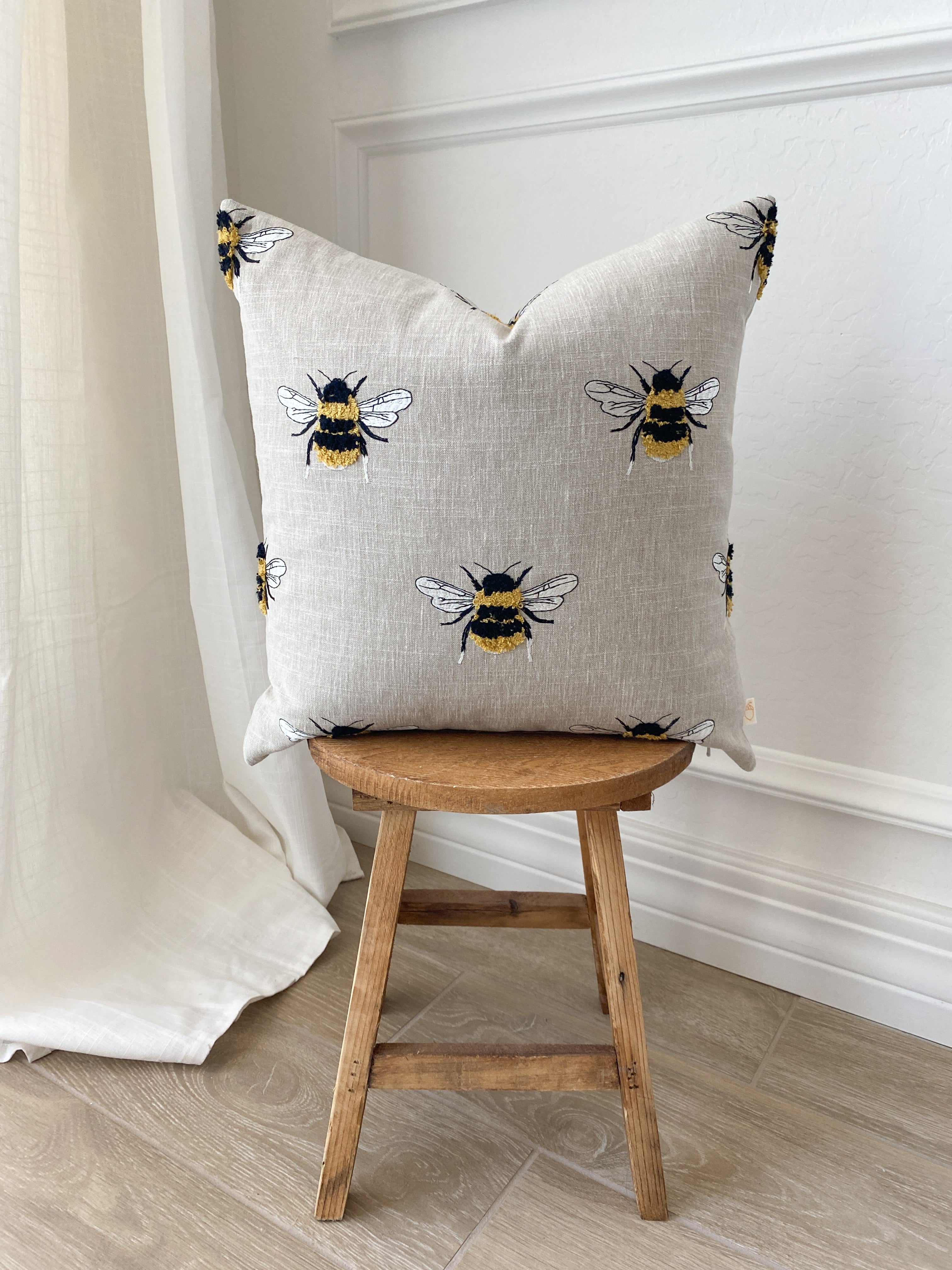 Embroidered Bees